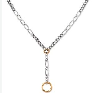 James Avery Circle Lariat Changeable Charm Necklace